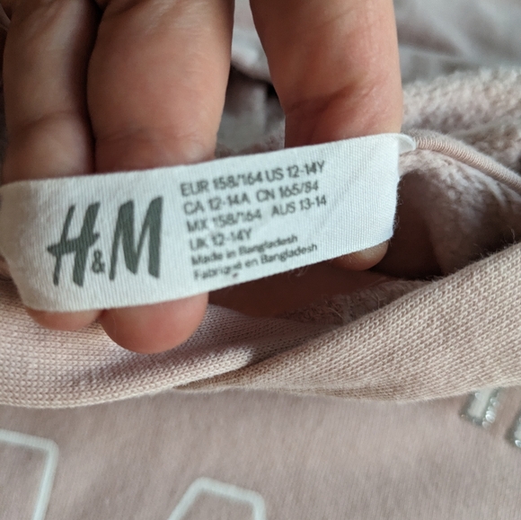 🟥3/15$ H&M hoodie 12-14Y - Picture 4 of 4